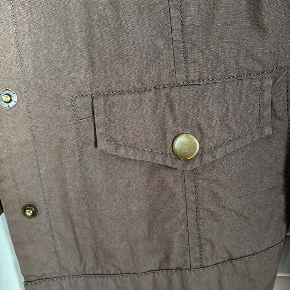 New Direction Brownish olive snap blazer - Picture 4 of 4